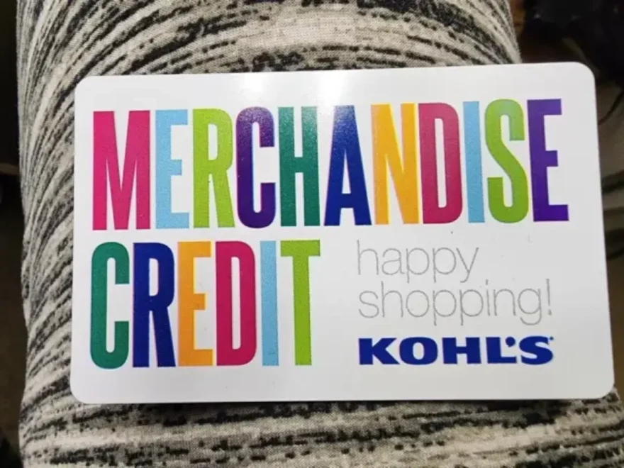 kohl's merchandise credit