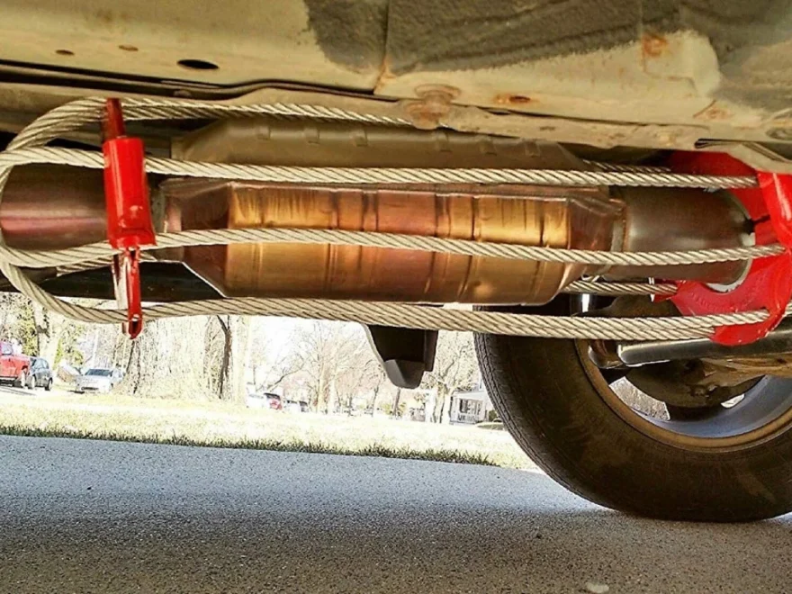cover catalytic converter theft